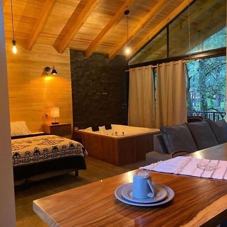 Cabana De Lujo Con Jacuzzi A 10 Min Del Pueblo 마자미틀라 외부 사진